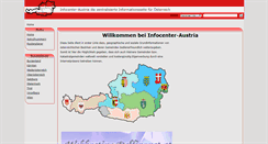 Desktop Screenshot of infocenter-austria.at